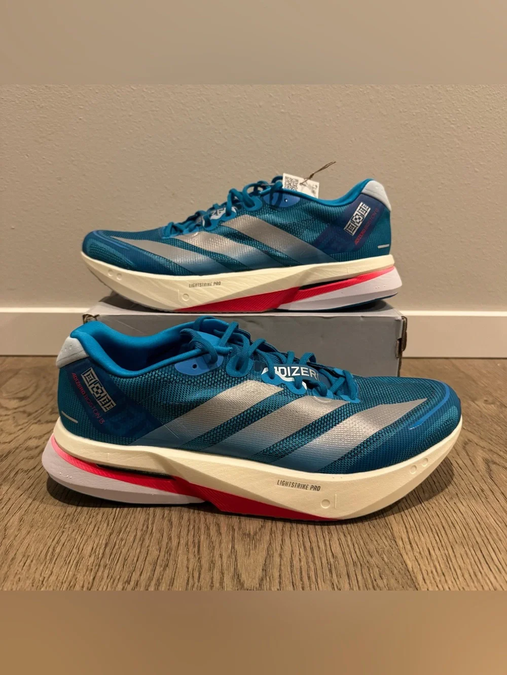 Adidas Adizero Boston 13 Ekiden Solar Blue Silver
